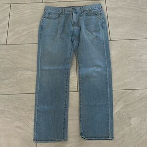 Men’s Cremieux relaxed straight denim jeans size 36 x 32